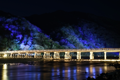 嵐山花灯路‗渡月橋